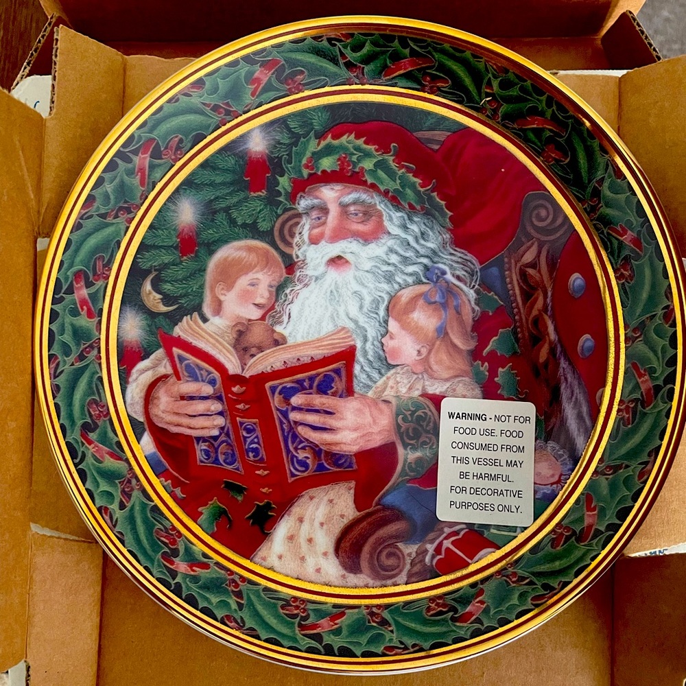 1997 Princess House Christmas Collectors Plate #775.